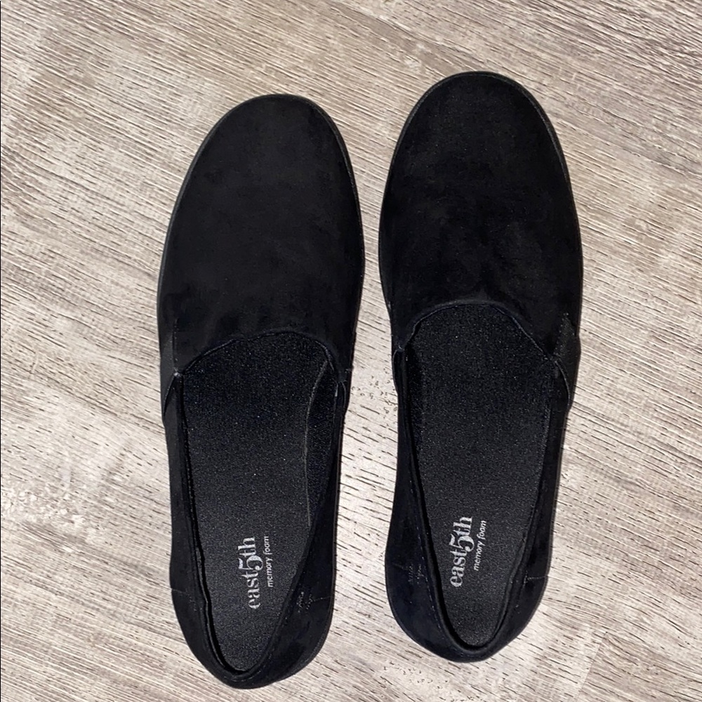 East 5th Memory Foam Black Slip-On Loafers Size 7.5 - Picture 2 of 7